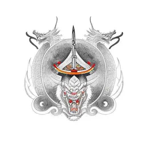 A Samurai Sword Inscribed With My Family Name Pascual Surrounded By A Dragon