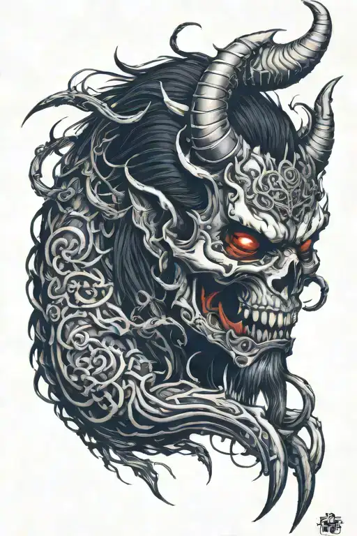 Demon They In Dead Metal Style Music Metal Rock