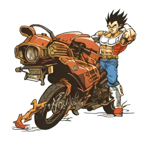 Vegeta In An Bmw E30