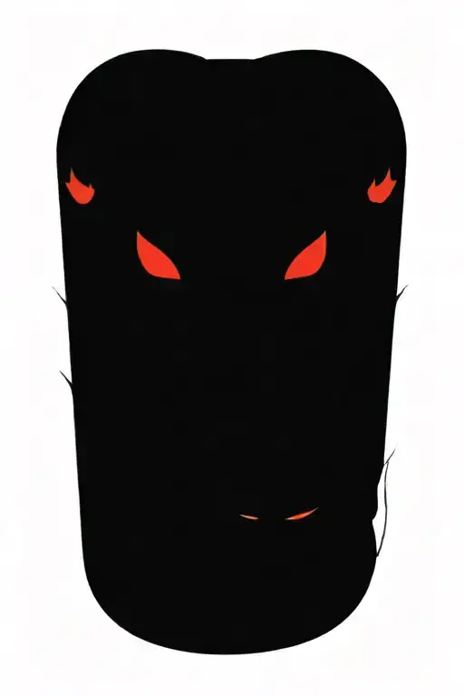 Dragon With Fangs And Red Eyes Surrounded And Flames Coming Out Of It With Fangs