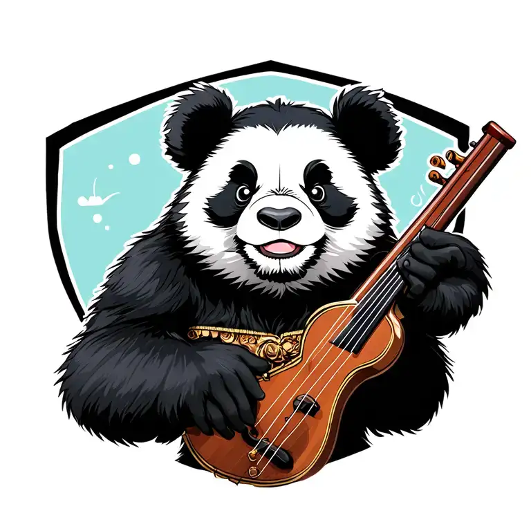 Pandolin With A 12 Gauge Shotguns