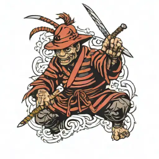 Freddy Krueger Samurai Warrior
