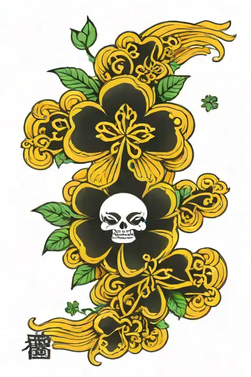 Lucky Clover Combined With Eye Money