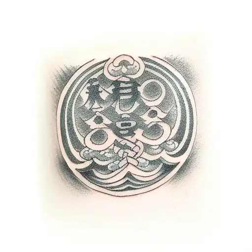 Kanji Symbol On Ring Finger