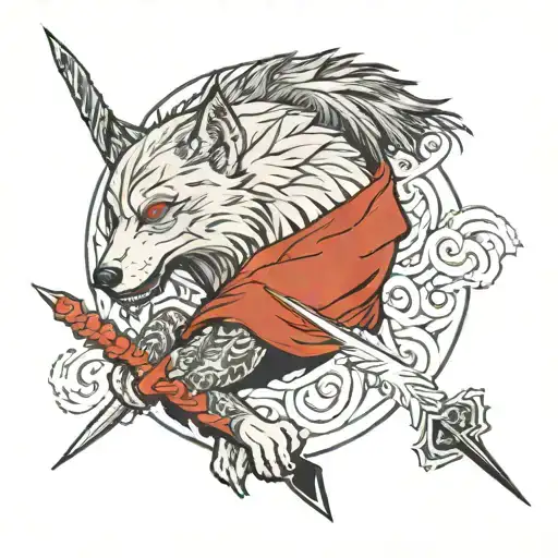 Headless Wolf Arrow Piercing