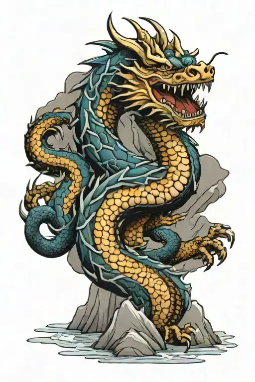 Mountain Dragon Wrapped