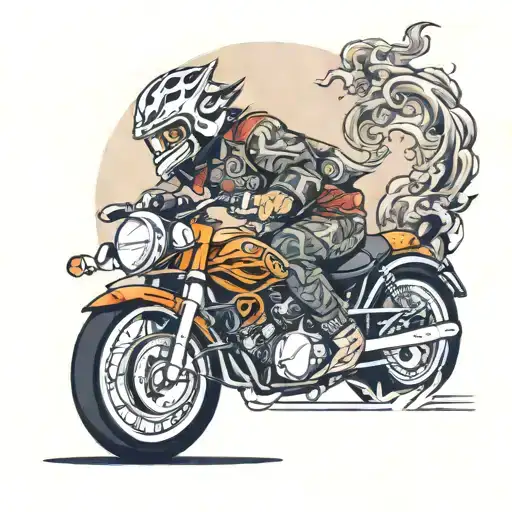 Motorcycle Rider Bukidnon Background