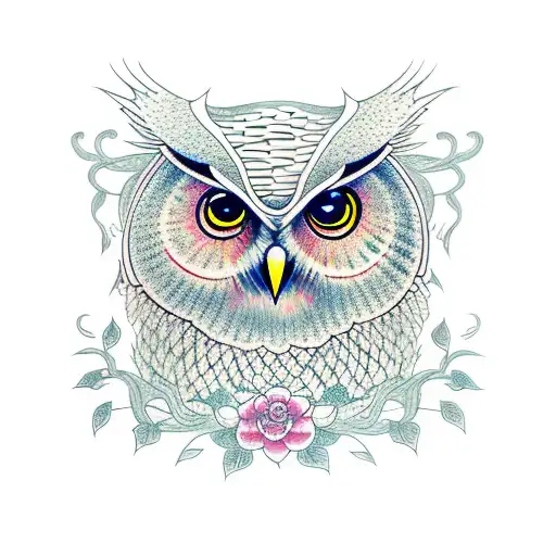 Owl With Vines
