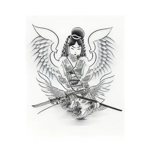 Angel With Katana