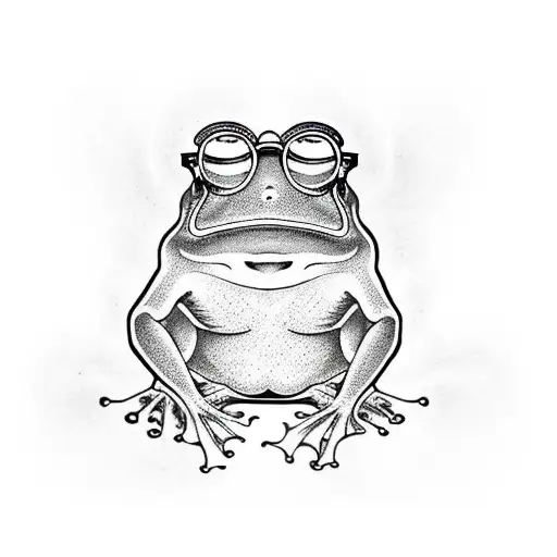 Frog With Glasses