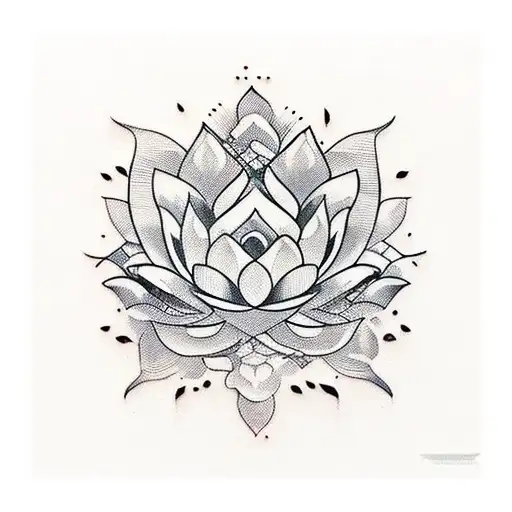 Tortuoise With Lotus