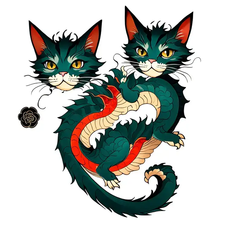Floating Cat Dragon