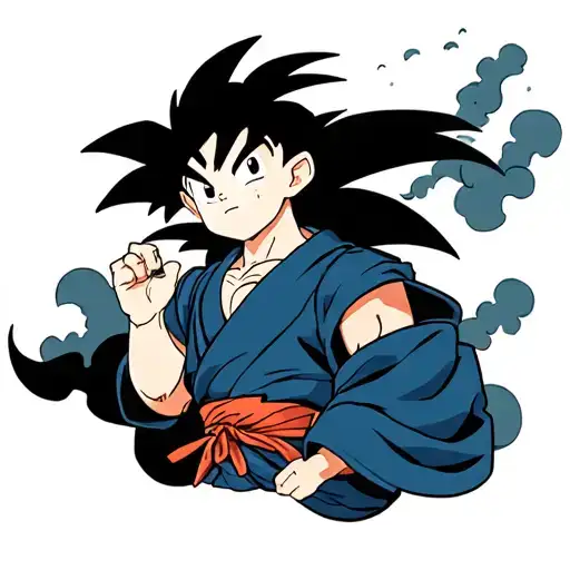 Goku Kid In Cloud