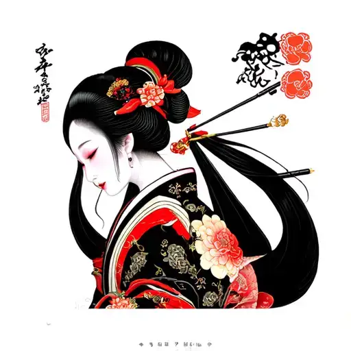 Irezumi Geisha Plus Oni Female