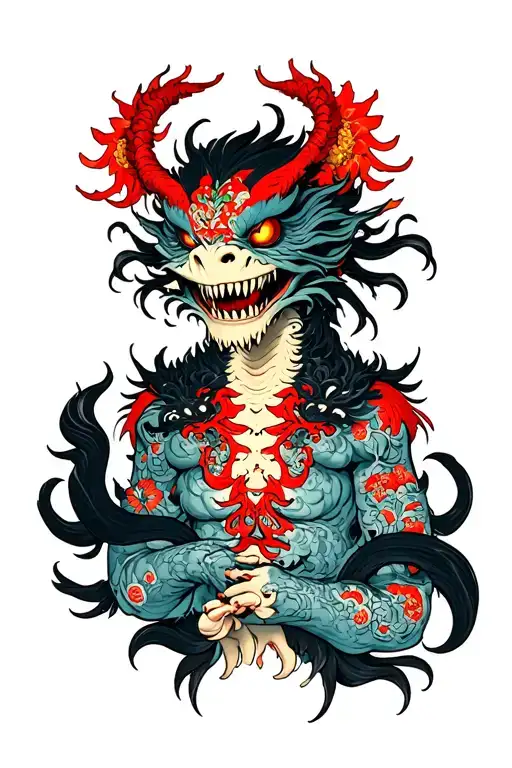 Scary Creature In The Forest