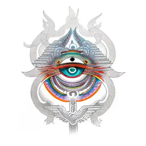 Phoenix With The Eye Of Horus