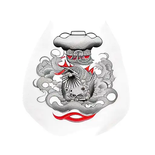 Culinary Theme That Features A Japanese Chef Knife