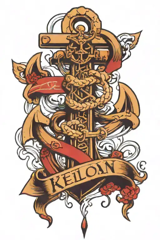 Anchor With The Name Kellan