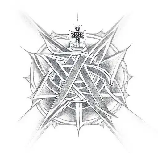 Holy Cross And Star Of David
