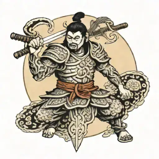 Sword - Shield - Warrior Figure