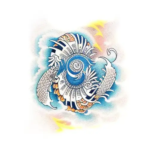 Hawaiian Culture With Ocean Waves