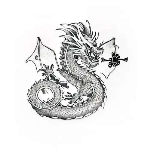 Dragon And Warer