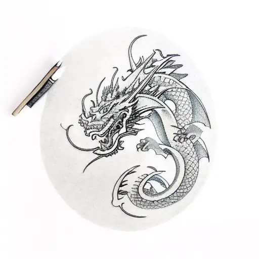 Dragon Stub By Katana Of Samurai