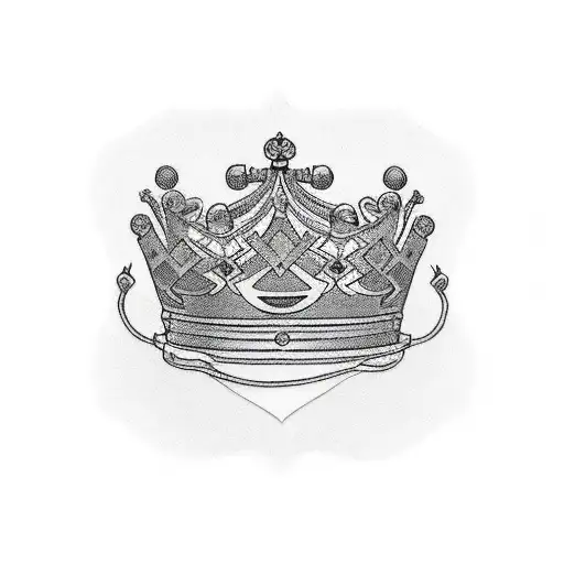 King's Crown With Benjamin Under It