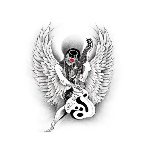 Dead Angel With Guitar