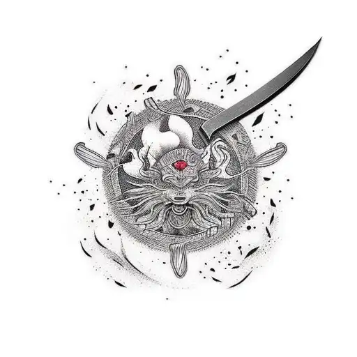 Knife Fire Cousine Chef