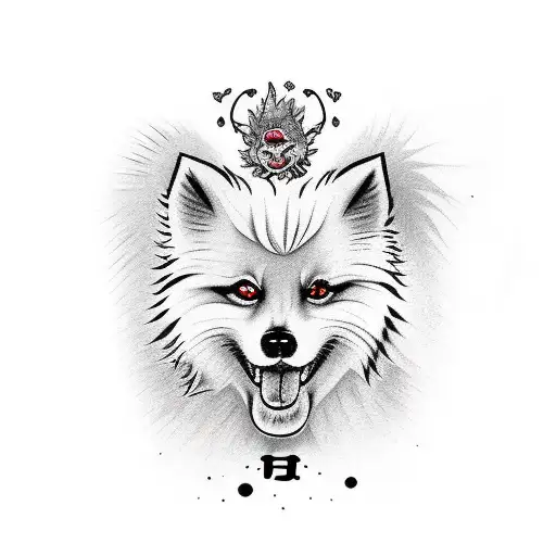 Pomerian Spitz One Piece Zoro