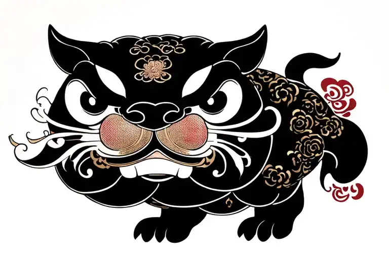 Fu Dog Tradi Japanese Style