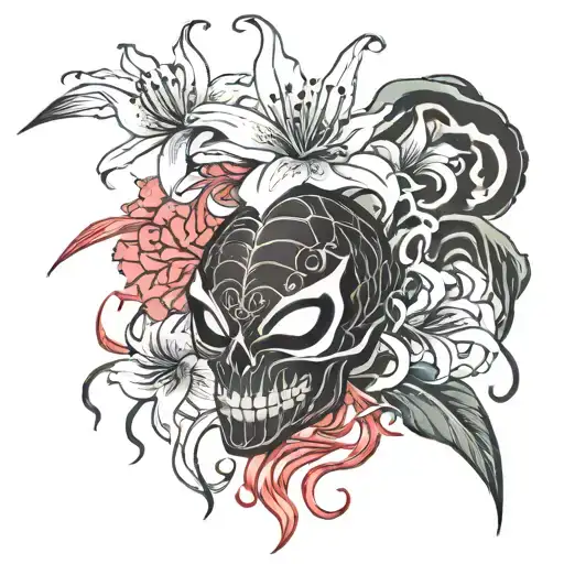 Deatheater Darkmark With Spider Lily