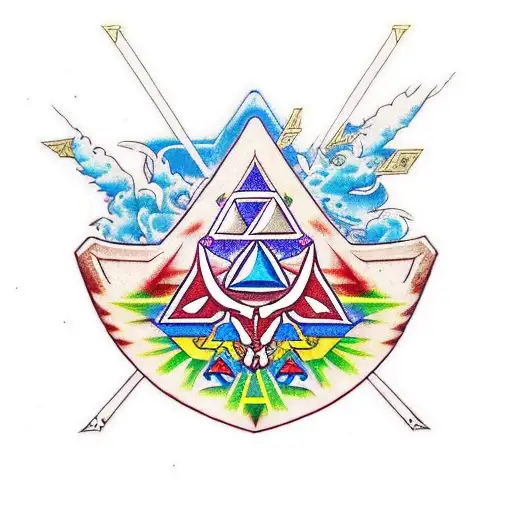 Zelda Triforce Alttp Color