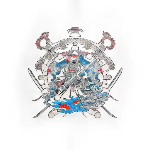 Samurai Clouds Sword Anime