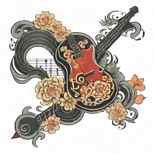 Musical Symbol And Life Related Icons