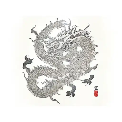Dragon Cherry Blossom Japanese