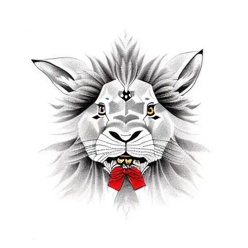 Rabbit And Lion Combined Beast