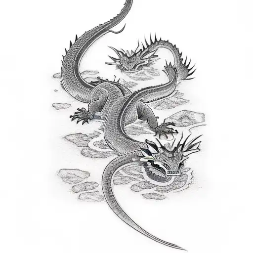 A Haiku Water Dragon