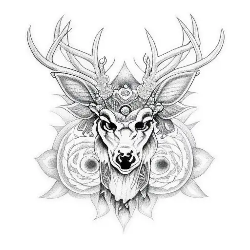 Demon Deer Mandala