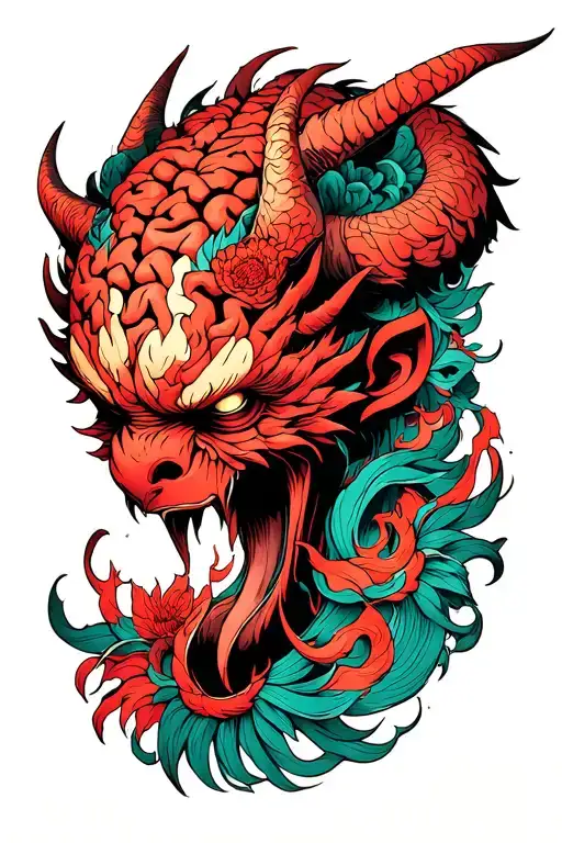 Demon Brain Crawling Out