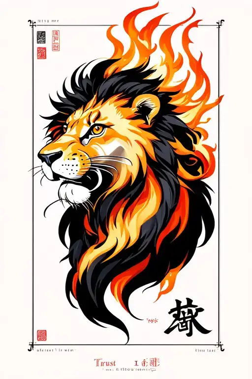 Lion Scar Above Eye And A Word Trust Me I Went Through Fire