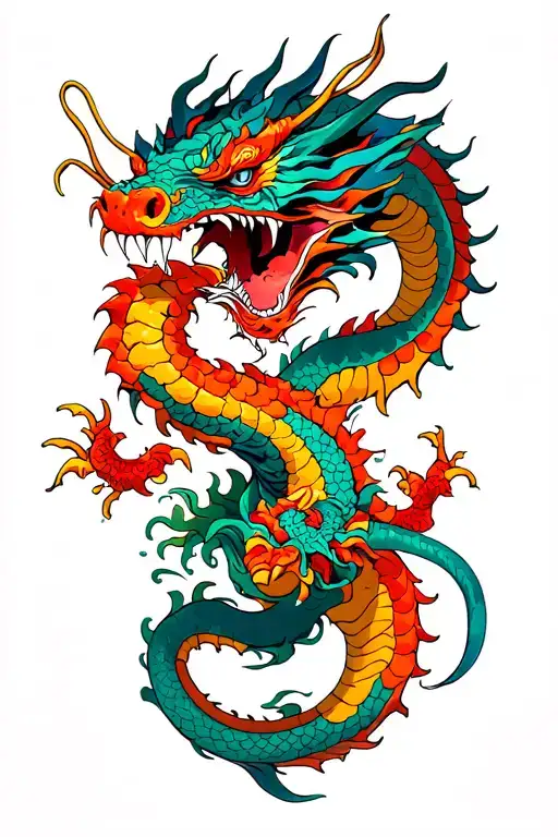 Dragon Fighting Brain