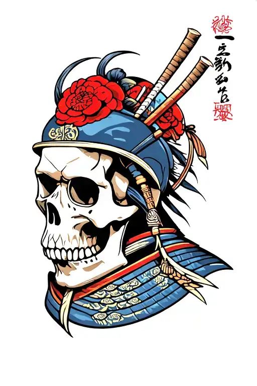 Samurai Skull Inside
