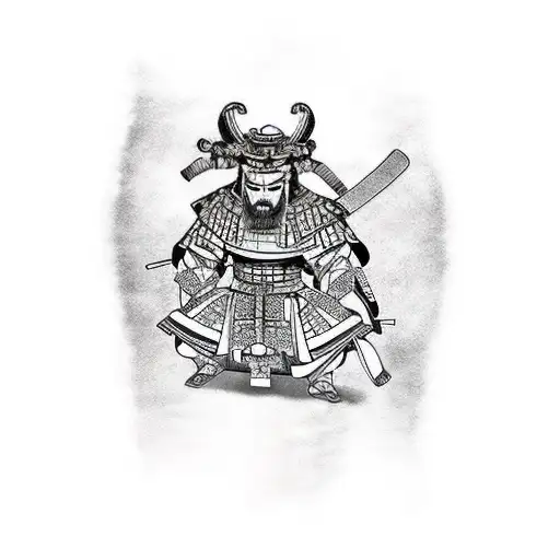 Samurai With Headphones