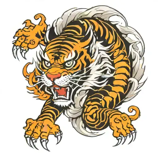 Tiger Like Chinese Dragon