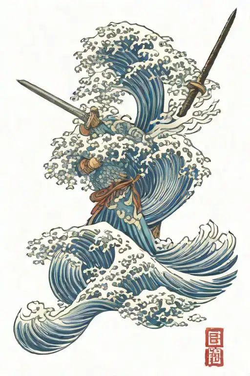 Sword Wave Off Kanagawa 13 Incorporated