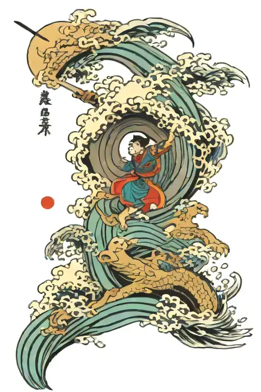 Sword Wave Off Kanagawa 13 Incorporated