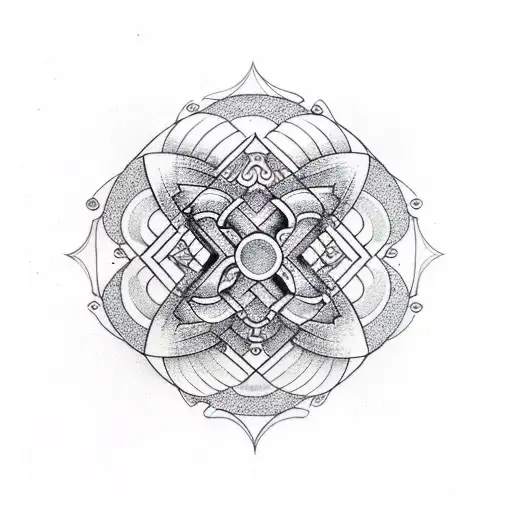 Gemini With Sacred Geometry