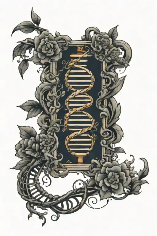 Dna With A Controller Inter Twined Together Via The Stems